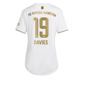 Damen Fußballbekleidung Bayern Munich Alphonso Davies #19 Auswärtstrikot 2022-23 Kurzarm